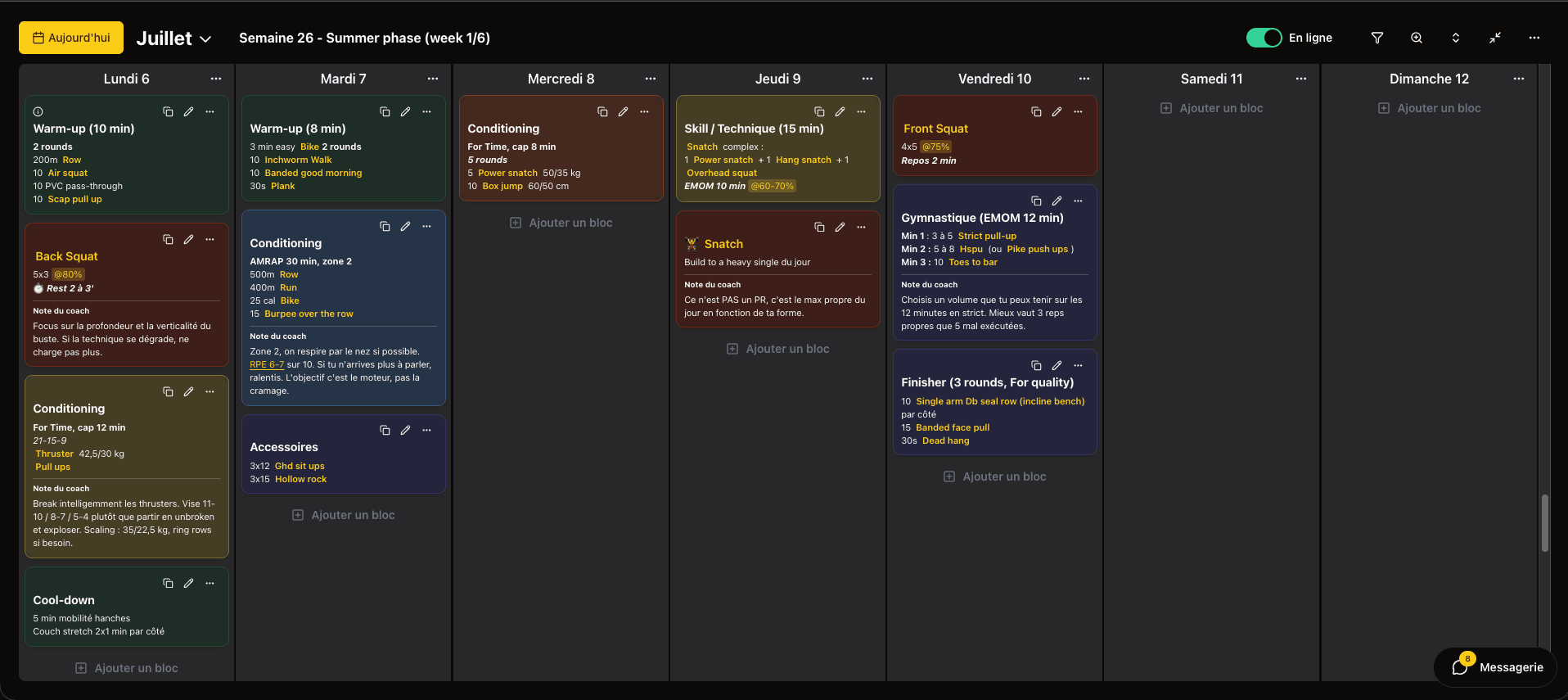 Forged — interface coach